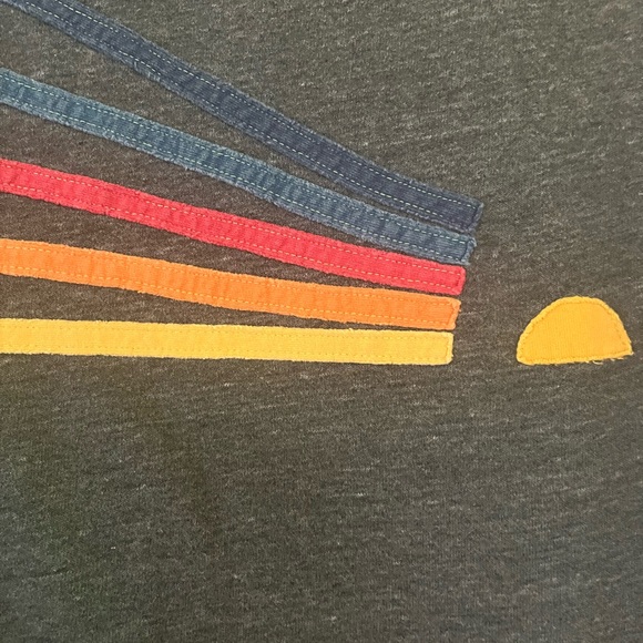 SOLD💔Nation Daydream Sunburst Boho Embroidered Surfer Girl Sweatshirt L - Picture 4 of 7